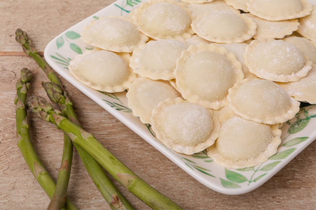 Ravioli agli Asparagi
