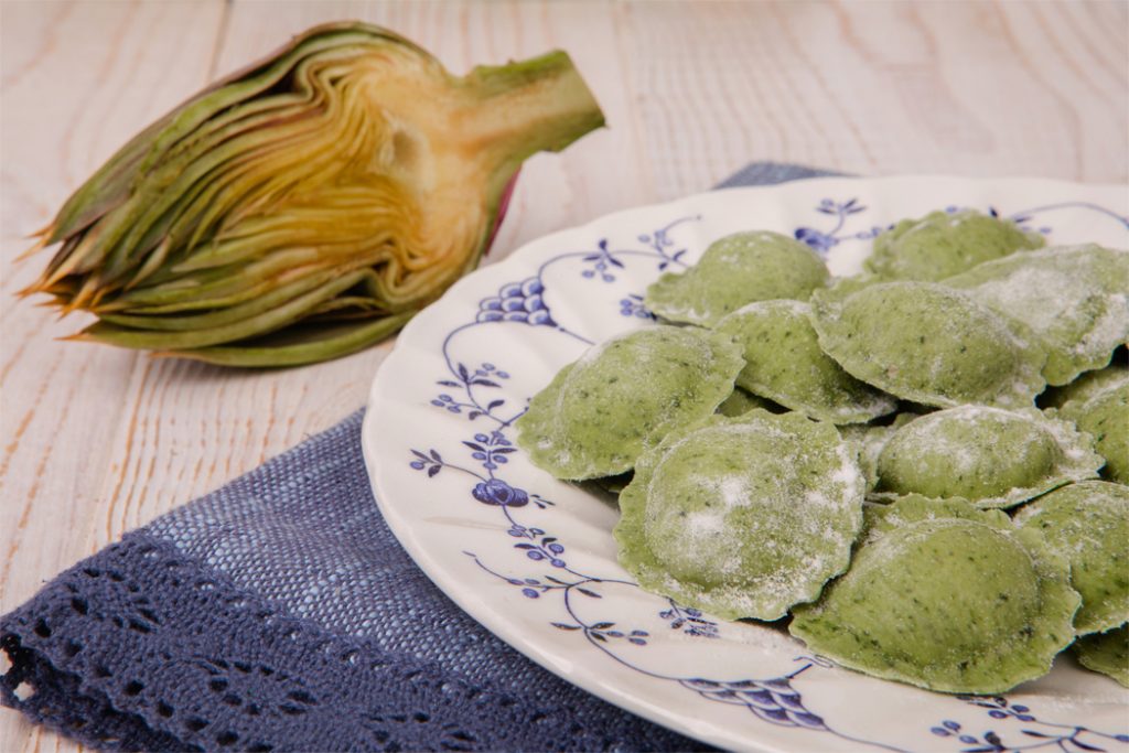 Ravioli ai Carciofi